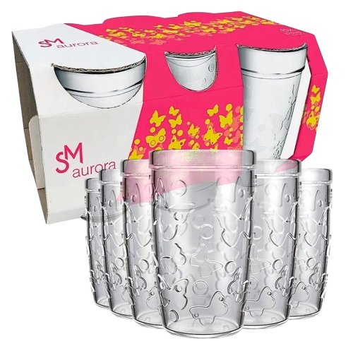 JOGO DE COPO SM AURORA 270ML VIDRO