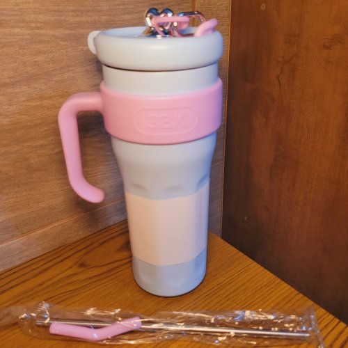 COPO TERMICO COM ALÇA E CANUDO 1200 ML