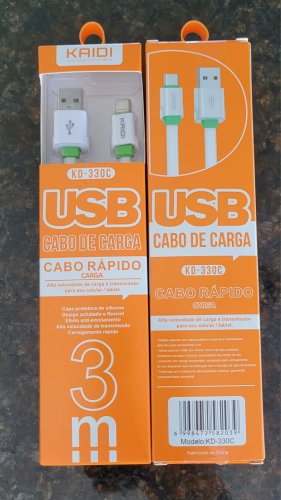 Cabo Tipo C Carga Rápida 3 metros KD-330C