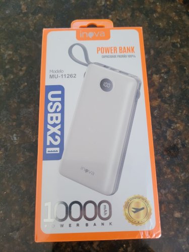 Power Bank Portátil 10000mah Carga Rápida 22.5w Com Display INOVA