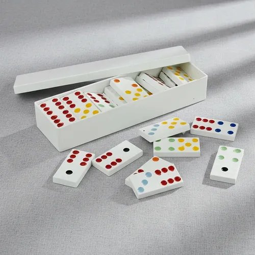 Jogo de Dominó Branco